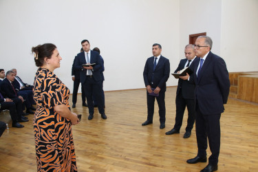 Rayon İcra Hakimiyyətinin başçısı Badamdar qəsəbəsində sakinlərlə səyyar görüş keçirmişdir