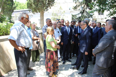 Rayon İcra Hakimiyyətinin başçısı tərəfindən Bayıl yaşayış massivində sakinlərlə səyyar görüş keçirilib