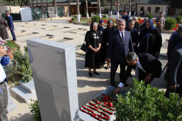 General-mayor Polad Həşimovun və polkovnik İlqar Mirzəyevin məzarları ziyarət edilib