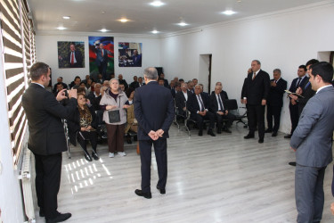 Rayon İcra Hakimiyyətinin başçısı sakinlərlə səyyar görüş keçirmişdir