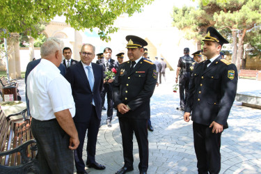 Səbail rayonunda 2 İyul - Azərbaycan Polisi Günü ilə əlaqədar Ümummilli Lider Heydər Əliyevin xatirəsi anılıb