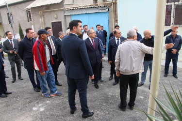 Rayon İcra Hakimiyyətinin başçısı yeni asfalt örtüyü çəkilmiş küçələrə baxış keçirmişdir