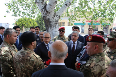 Rayon İcra Hakimiyyətinin başçısı Vətən müharibəsi veteranları ilə görüş keçirmişdir