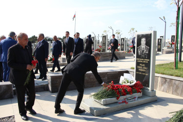27 sentyabr - Anım Gününün ildönümü ilə əlaqədar Hərbi Memorial Məzarlıq ziyarət olundu