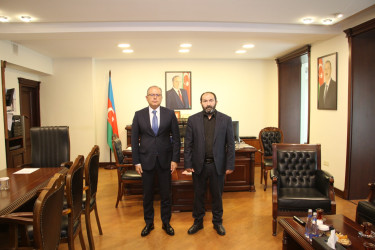 Rayon İcra Hakimiyyətinin başçısı Vətən müharibəsi şəhidi Əli Tağıyevin atası Aydın Tağıyev ilə görüş keçirmişdir