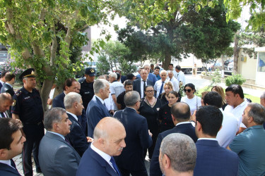 Rayon İcra Hakimiyyətinin başçısı 20-ci sahə yaşayış massivində sakinlərlə səyyar qəbul keçirmişdir