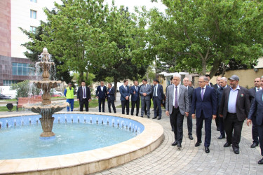 Rayon İcra Hakimiyyətinin başçısı 20-ci sahə yaşayış massivində əraziyə baxış keçirib