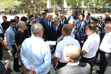 Rayon İcra Hakimiyyətinin başçısı sakinlərlə səyyar görüş keçirmişdir