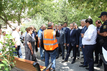 Rayon İcra Hakimiyyətinin başçısı 20-ci sahə yaşayış massivində sakinlərlə səyyar qəbul keçirmişdir