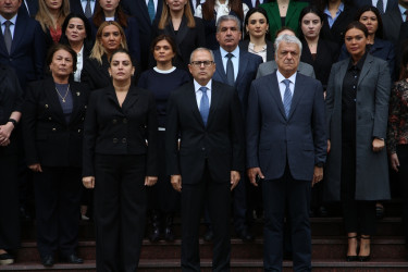 Səbail rayonunda 27 sentyabr – Anım Gününün beşinci ildönümü ilə əlaqədar Vətən müharibəsi şəhidlərinin xatirəsi bir dəqiqəlik sükutla yad edilib