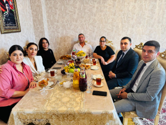 Səbail rayonunda şəhidlərin  ailə üzvləri ziyarət olunur