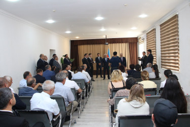 Rayon İcra Hakimiyyətinin başçısı sakinlərlə səyyar görüş keçirmişdir