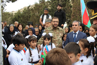 Əli Tağıyevin Vətən müharibəsində şəhid olmasının ildönümü münasibətilə məzarı ziyarət olundu