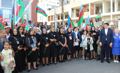 Vətən müharibəsi şəhidi İlkin Əhədzadənin adı yaşadığı küçəyə verildi