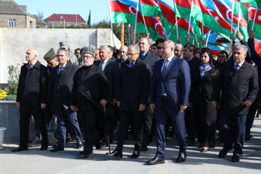 Birinci Qarabağ müharibəsində itkin düşmüş şəhid Elçin Quliyevlə vida mərasimi keçirilib