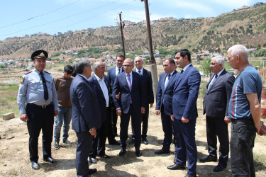 Rayon İcra Hakimiyyətinin başçısı tərəfindən vətəndaş müraciəti ilə əlaqədar məsələyə yerində baxış keçirilmişdir