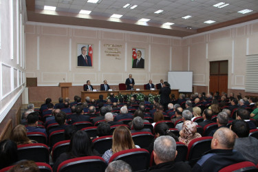 Səbail Rayon İcra Hakimiyyətində payız-qış mövsümünə hazırlıqla bağlı müşavirə keçirilib