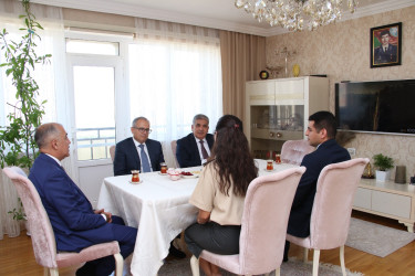 Azərbaycanın Milli Qəhrəmanı Vaqif Qurbanovun ailə üzvləri ziyarət olundu